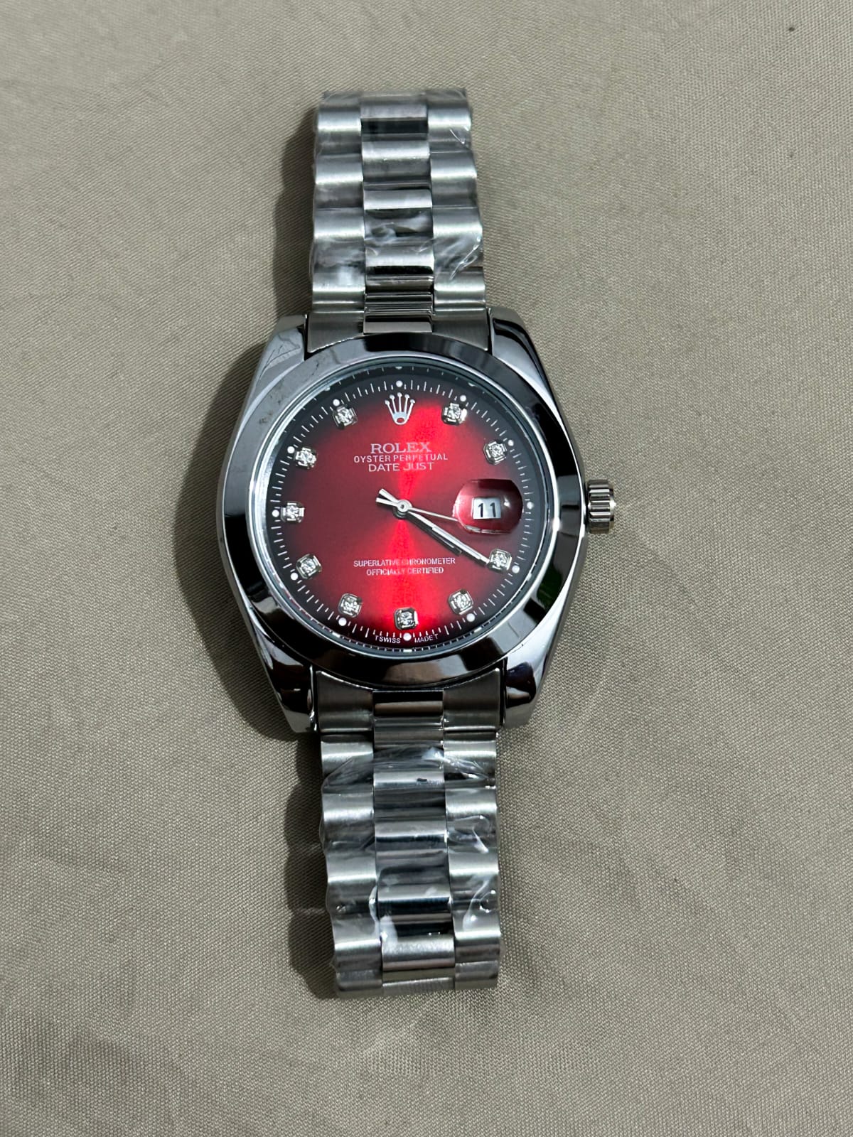 Rolex Semi-Automatic Red Wine