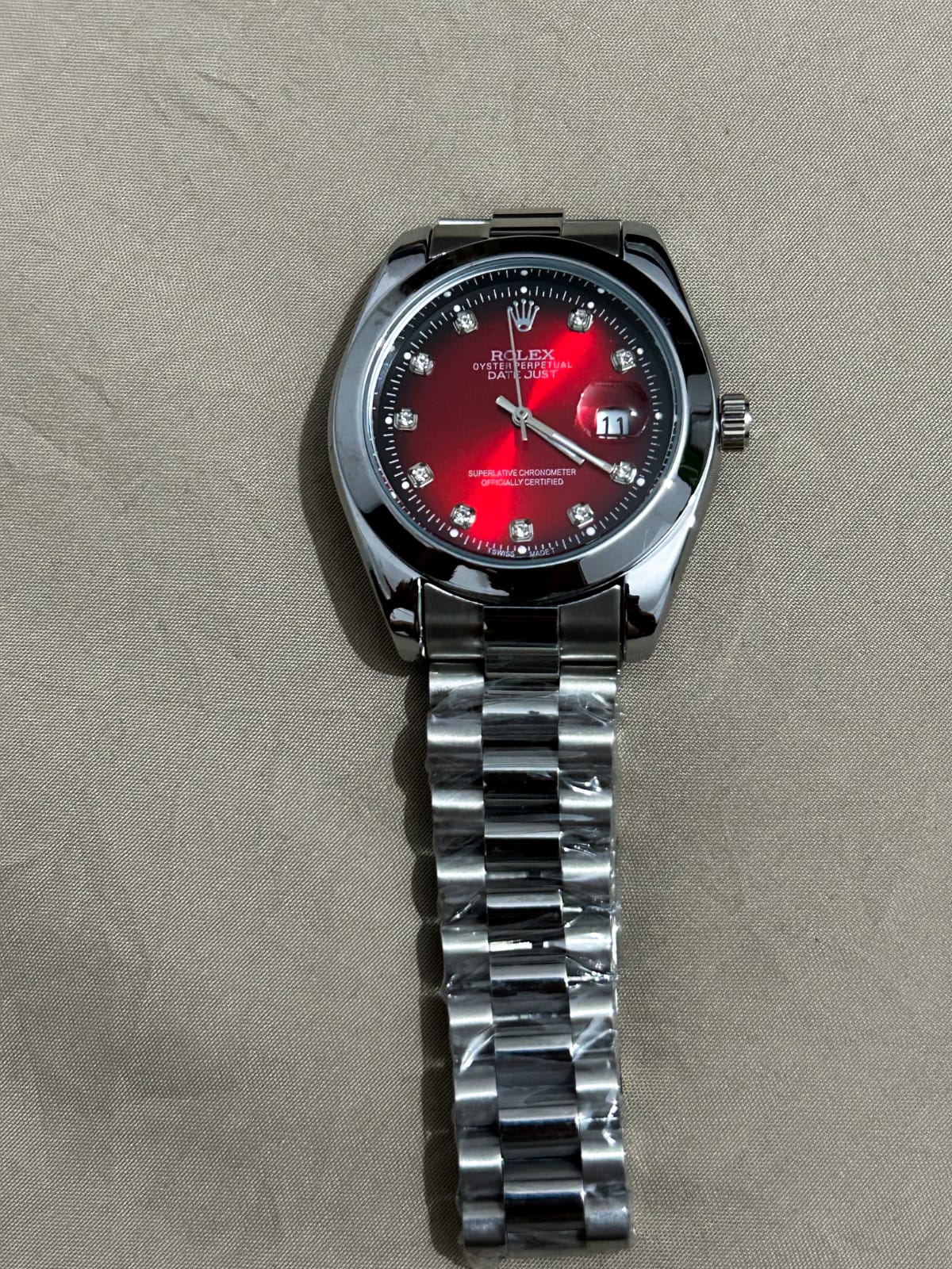 Rolex Semi-Automatic Red Wine