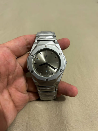 Hublot Decagon Silver Classic
