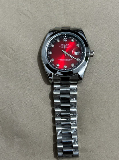 Rolex Semi-Automatic Red Wine